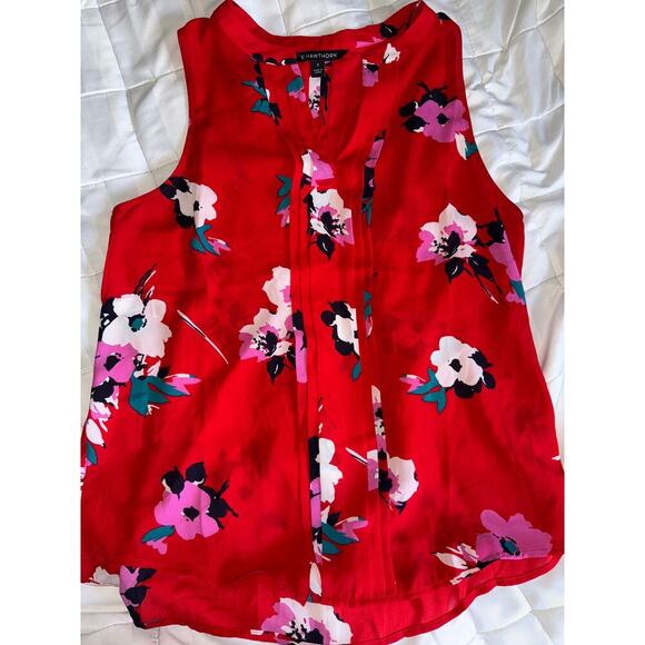 41 HAWTHORNE STITCH FIX floral blouse Medium M - Picture 2 of 6